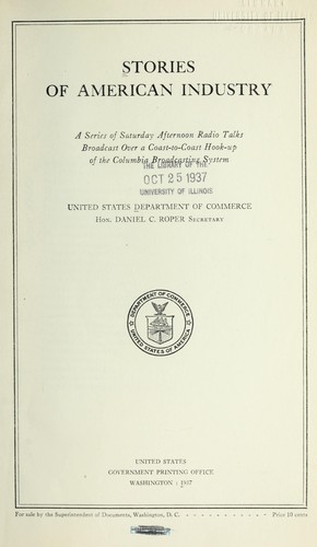 Stories of American industry.