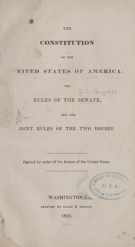 The Constitution of the United States of America