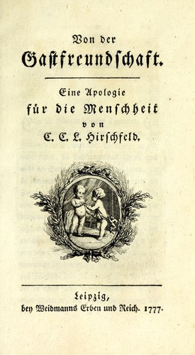 Von der Gastfreundschaft