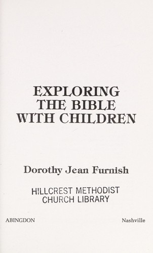 Exploring the Bible with children