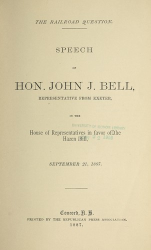 The railroad question