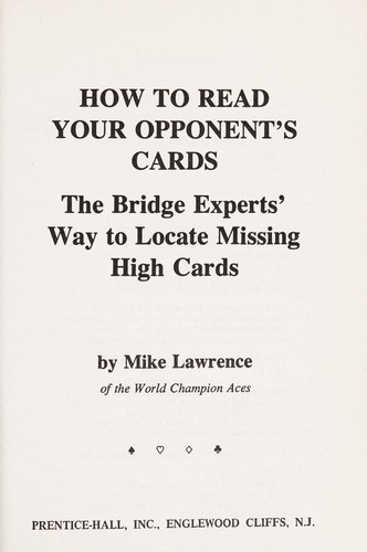 How to read your opponent's cards