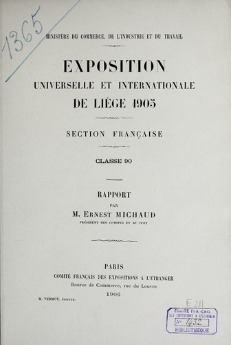 Exposition universelle & internationale de Liège 1905