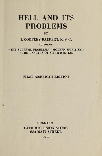 Hell and its problems