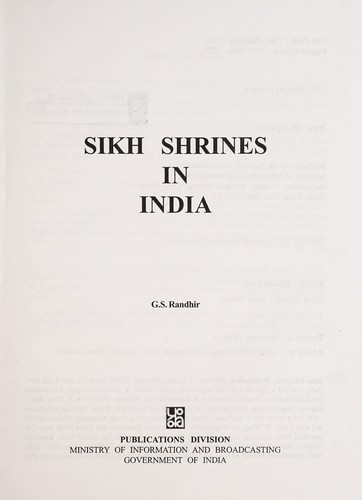 Sikh shrines in India