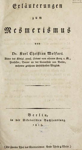 ErlÃ¤uterungen zum Mesmerismus