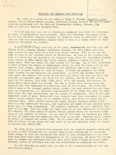 Watching the weather with Uncle Sam