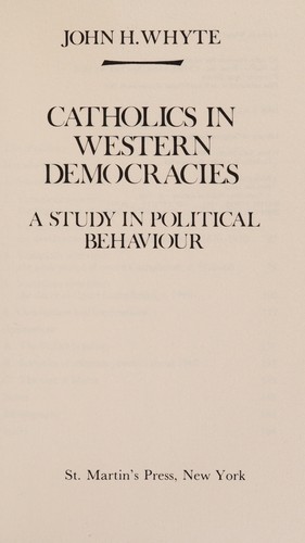 Catholics in western democracies