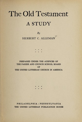 The Old Testament