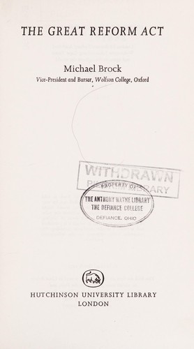 The great reform act