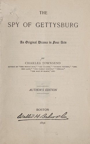 The spy of Gettysburg