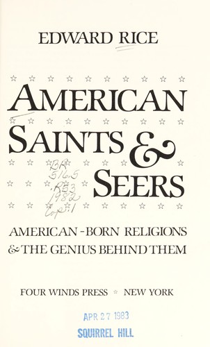 American saints & seers