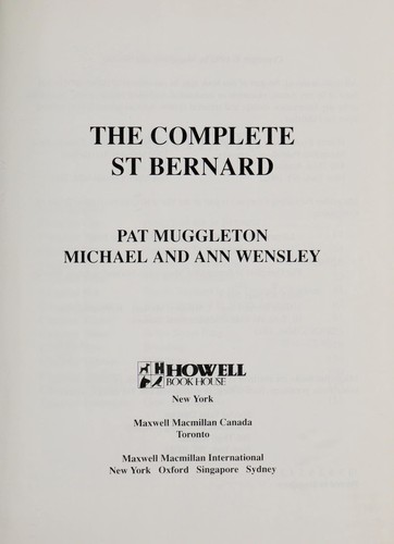 The complete St. Bernard