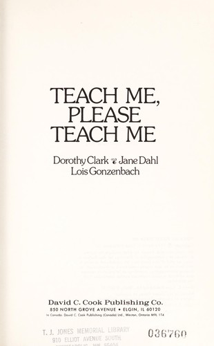 Teach me, please teach me