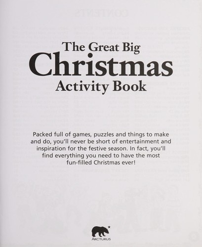 The great big Christmas activity book