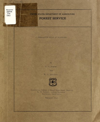 A comperative study of rain gages