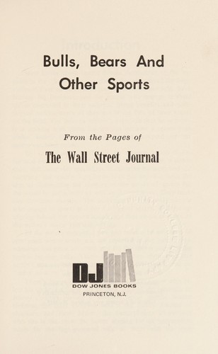 Bulls, bears, and other sports