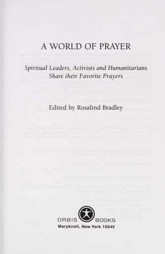 A world of prayer