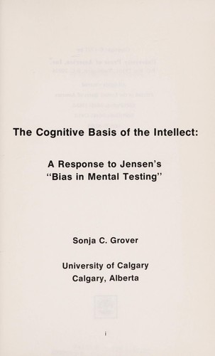 The cognitive basis of the intellect