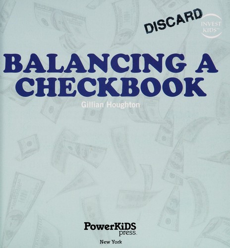 Balancing a checkbook