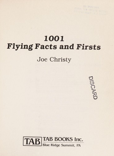 1001 flying facts and firsts