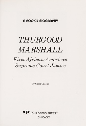 Thurgood Marshall
