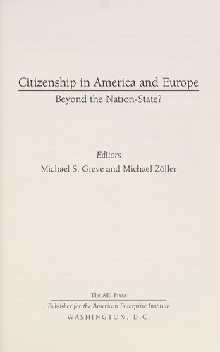 Citizenship in America and Europe