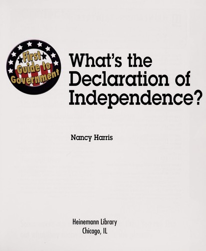 What's the Declaration of Independence?