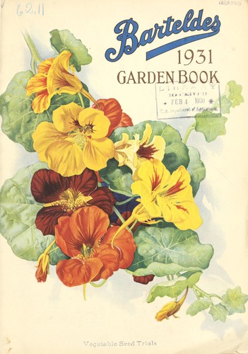 Barteldes 1931 garden book