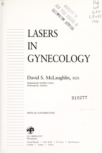 Lasers in gynecology