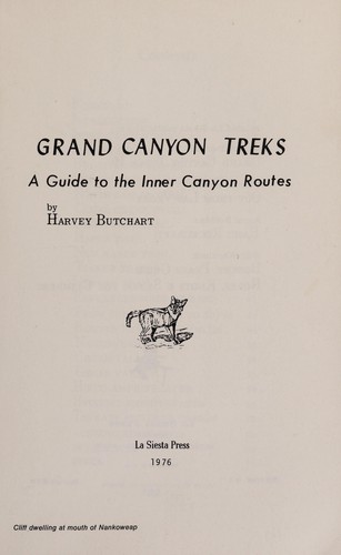 Grand Canyon treks : a guide to the inner canyon routes