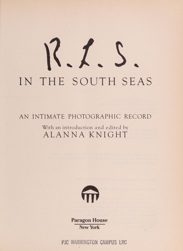 R.L.S. in the South Seas