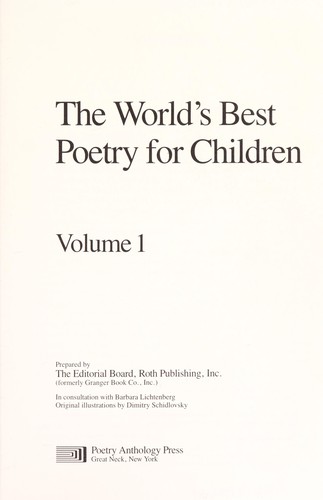 The World's best poetry for children
