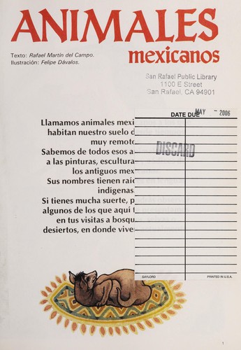 Animales mexicanos, aves y mariposas