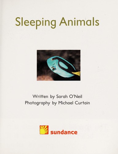 Sleeping animals
