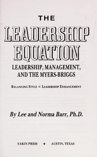 The leadership equation