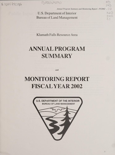 Klamath Falls Resource Area