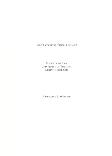 The constitutional state