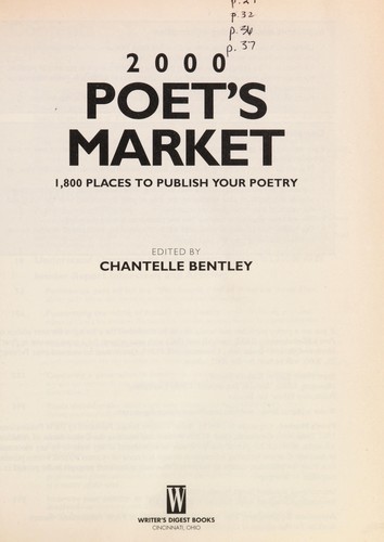 Poet's market, 2000 : 1,800 places to publish your poetry