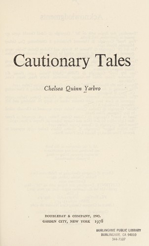 Cautionary tales