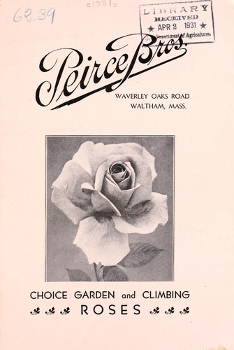 Choice garden and climbing roses