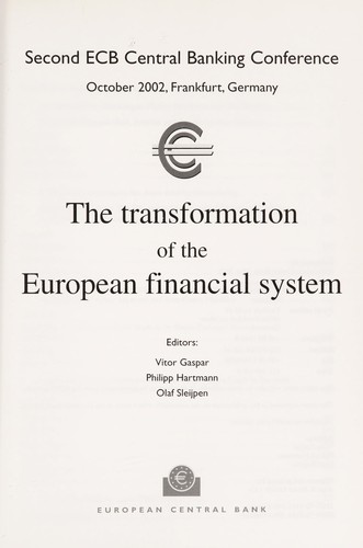The transformation of the European financial system
