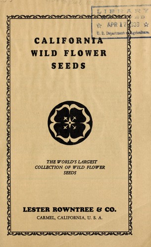 California wild flower seeds