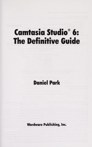 Camtasia studio 6
