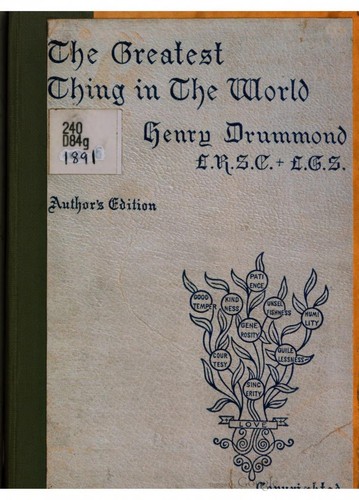 The greatest thing in the world