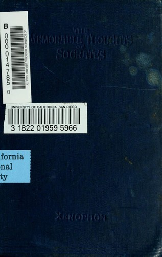 The memorable thoughts of Socrates