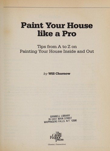 Paint your house like a pro