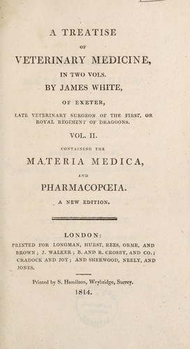 A treatise on veterinary medicine