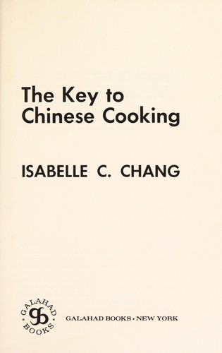 The key to Chinese cooking