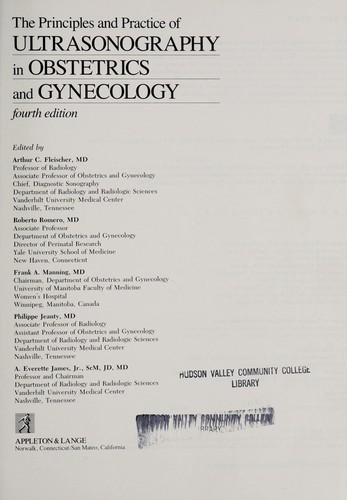 The Principles and practice of ultrasonography in obstetrics and gynecology